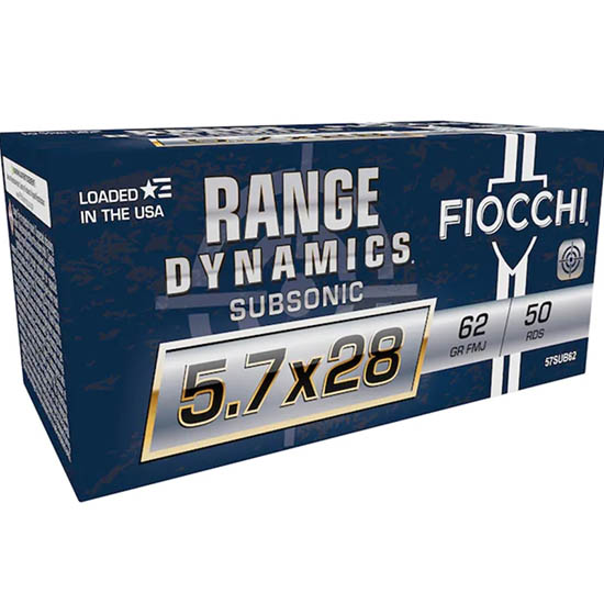 FIO RANGE DYNAMICS 5.7X28 62GR FMJ 50/10