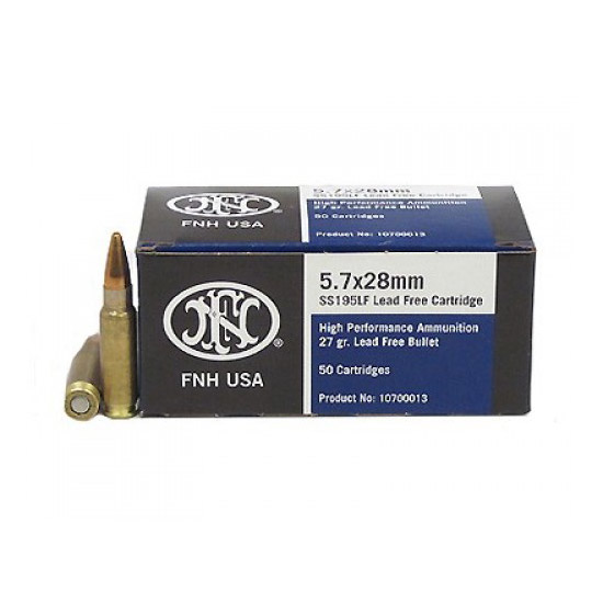 FN AMMO 5.7X28MM SS195 LEAD FREE 50RD 50/40