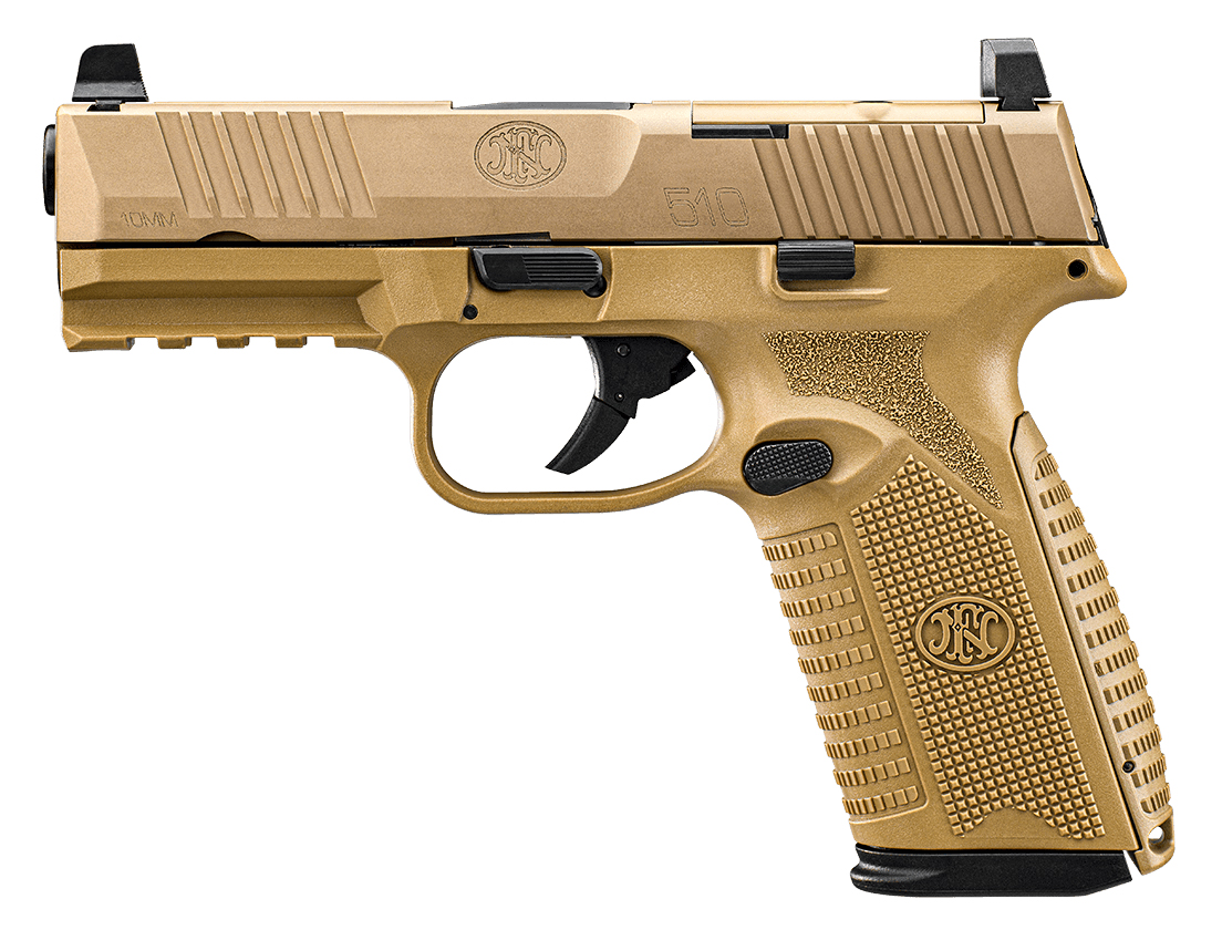 FN 510 MRD 10MM 4.1" NMS FDE 15RD