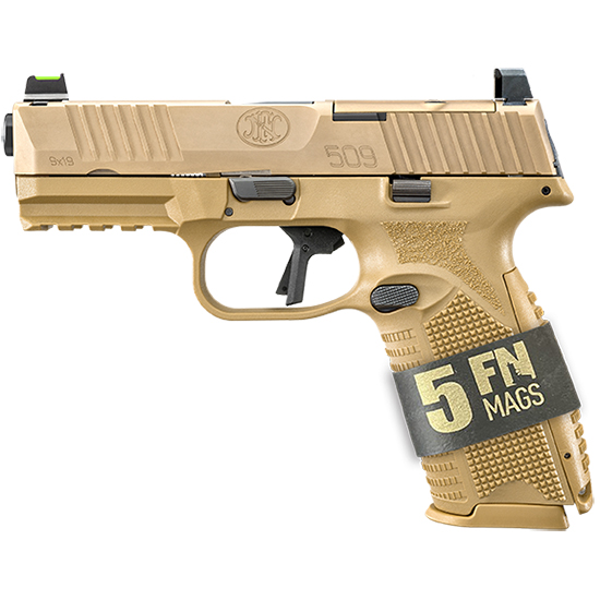 FN 509 MRD FOS BUNDLE 9MM FDE 17/24RD MAGS