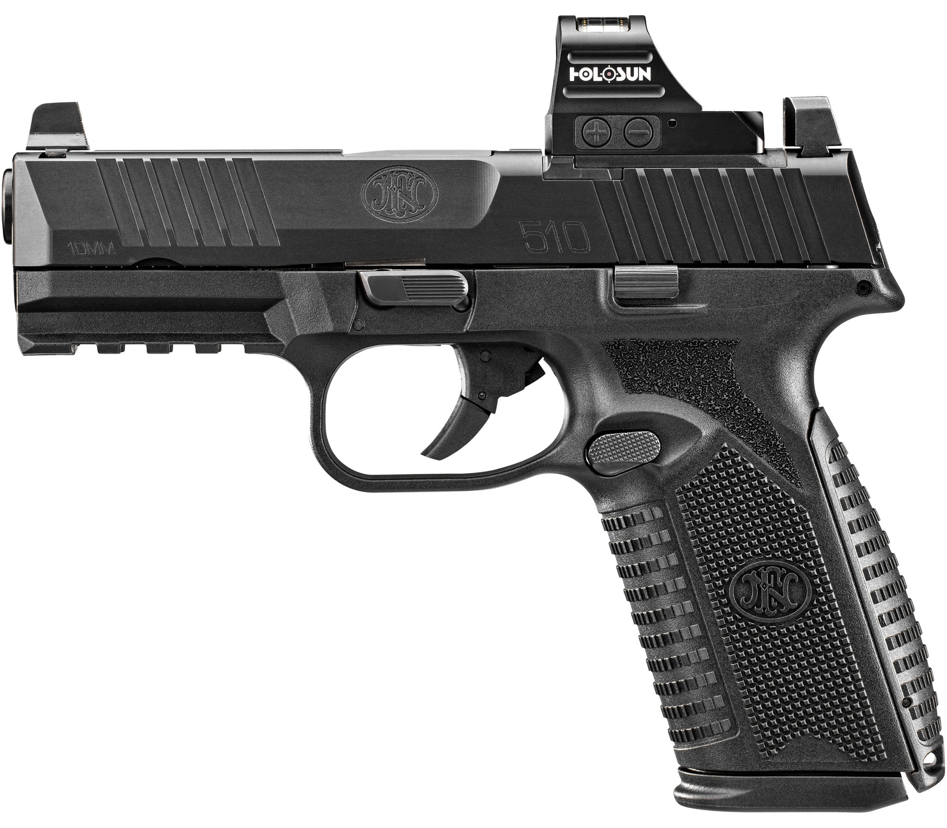 FN 510 MRD 10MM 4.1" BLK HOLOSUN 407C 2 15RD