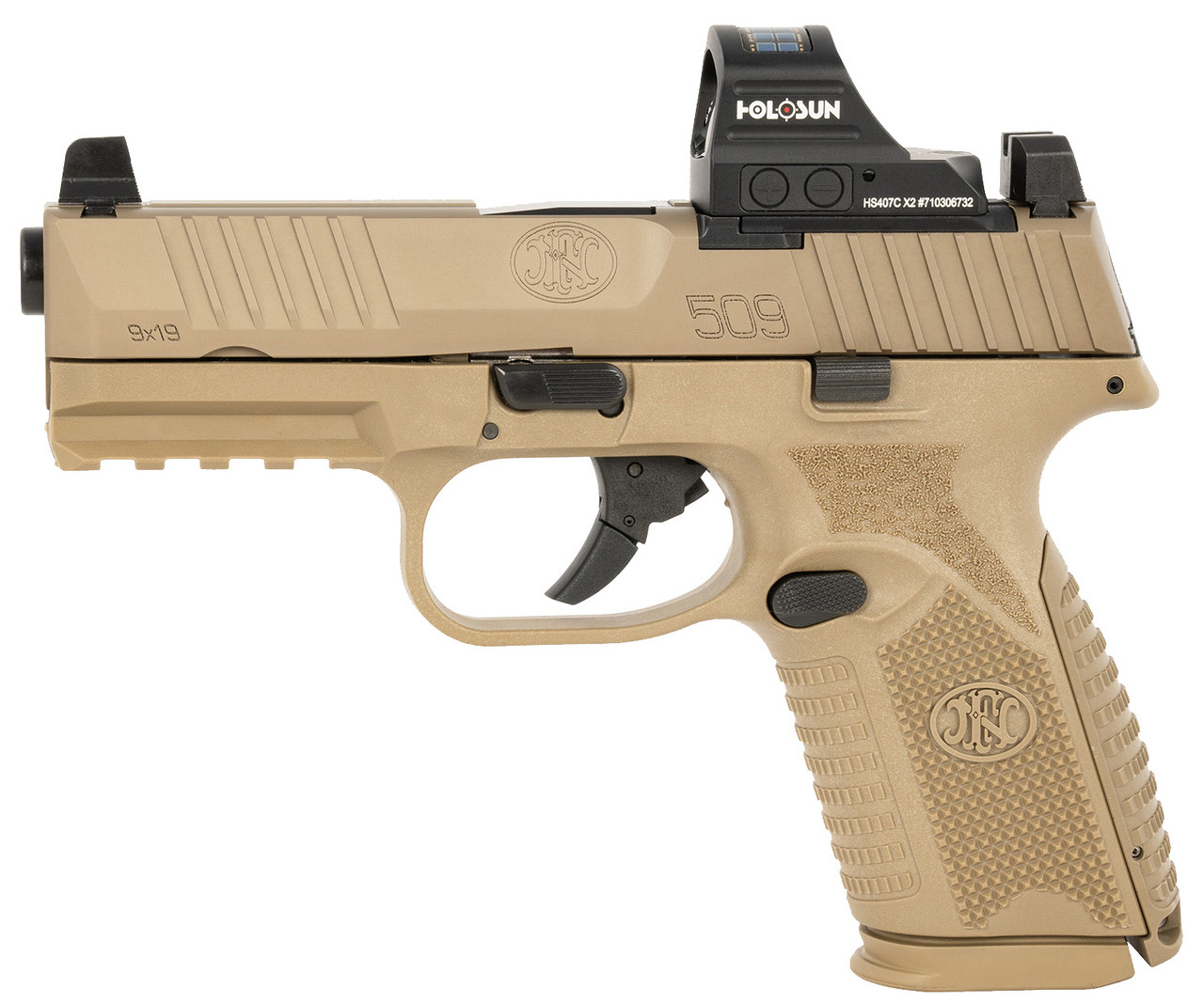 FN 509M MRD NMS FDE NS HOLOSUN 407C 15RD