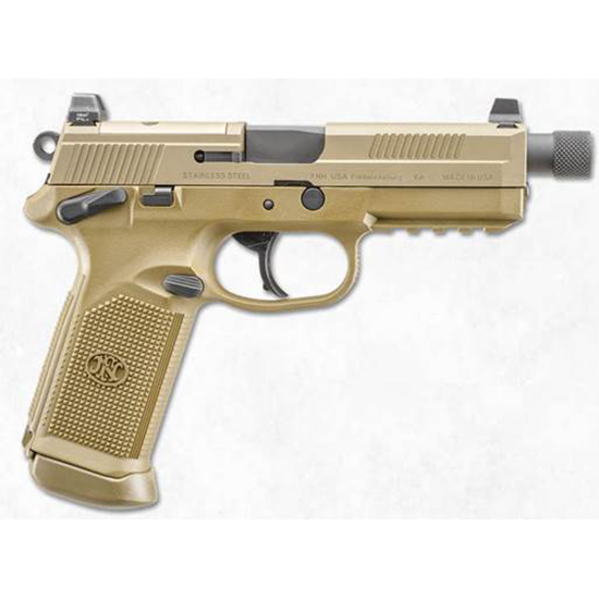 FN FNX-45 TACTICAL 45ACP FDE MS NS (2) 15RD