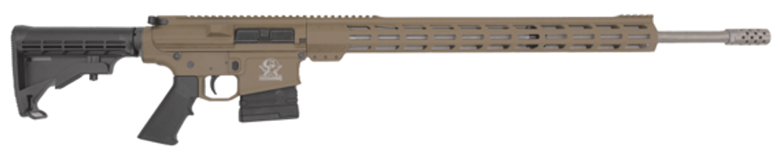 GLFA AR-10 243WIN 24" FDE/SS 5RD