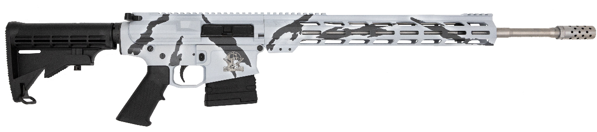 GLFA AR-10 6.5CREED 20" PURSUIT SNOW CAMO/SS 10R