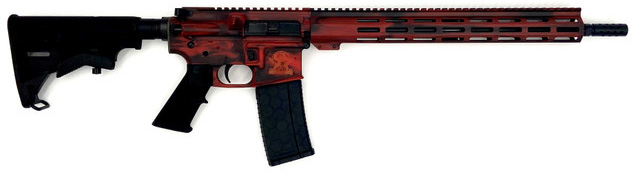 GLFA AR-15 223WYL 16" BATTLEWORN RED 30RD