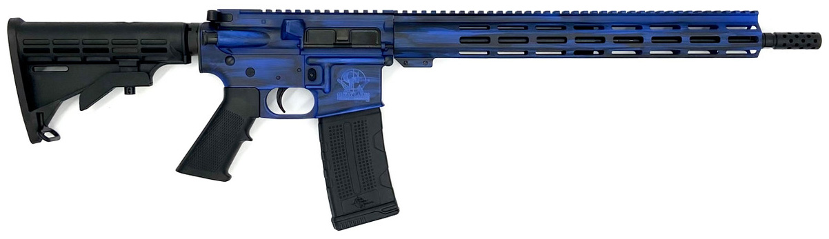 GLFA AR-15 223WYL 16" BATTLEWORN BLUE 30RD