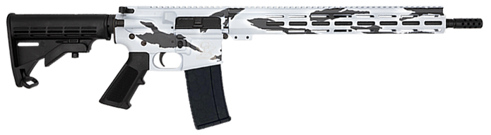 GLFA AR-15 223WYL 16" PURSUIT SNOW CAMO 30RD