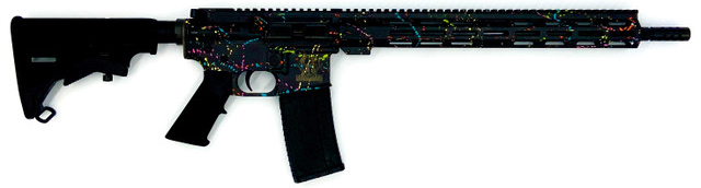 GLFA AR-15 223WYL 16" SAVED SPLATTER BLK 30RD