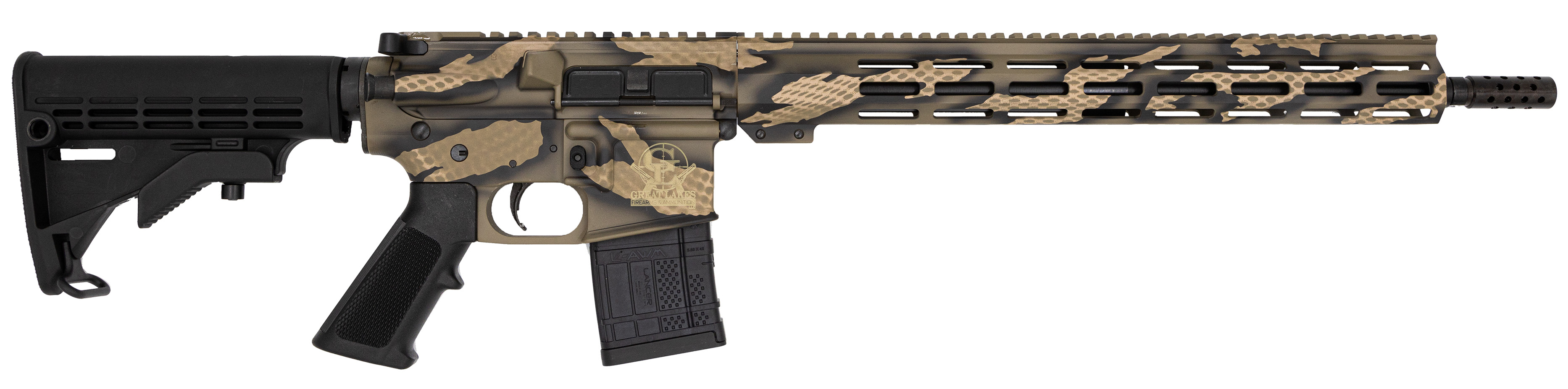 GLFA AR-15 223WYL 16" SERPENT TAN CAMO 30RD