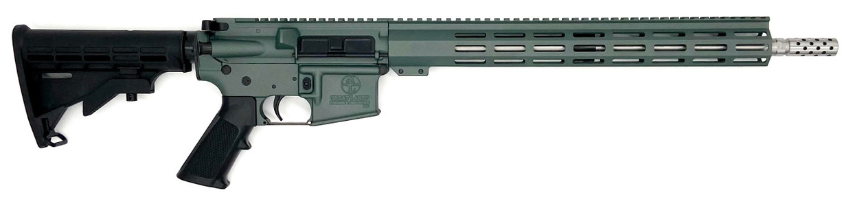 GLFA AR-15 223WYL 16" SS CHARCOAL GREEN 30RD