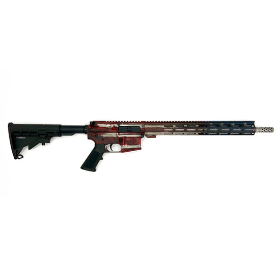 GLFA AR-15 5.56 16" SS RWB AMERICAN FLAG 30RD