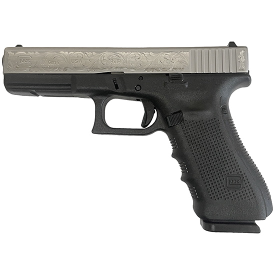 GLOCK 17 GEN4 9MM PVD STAINLESS ENGRAVED SLIDE