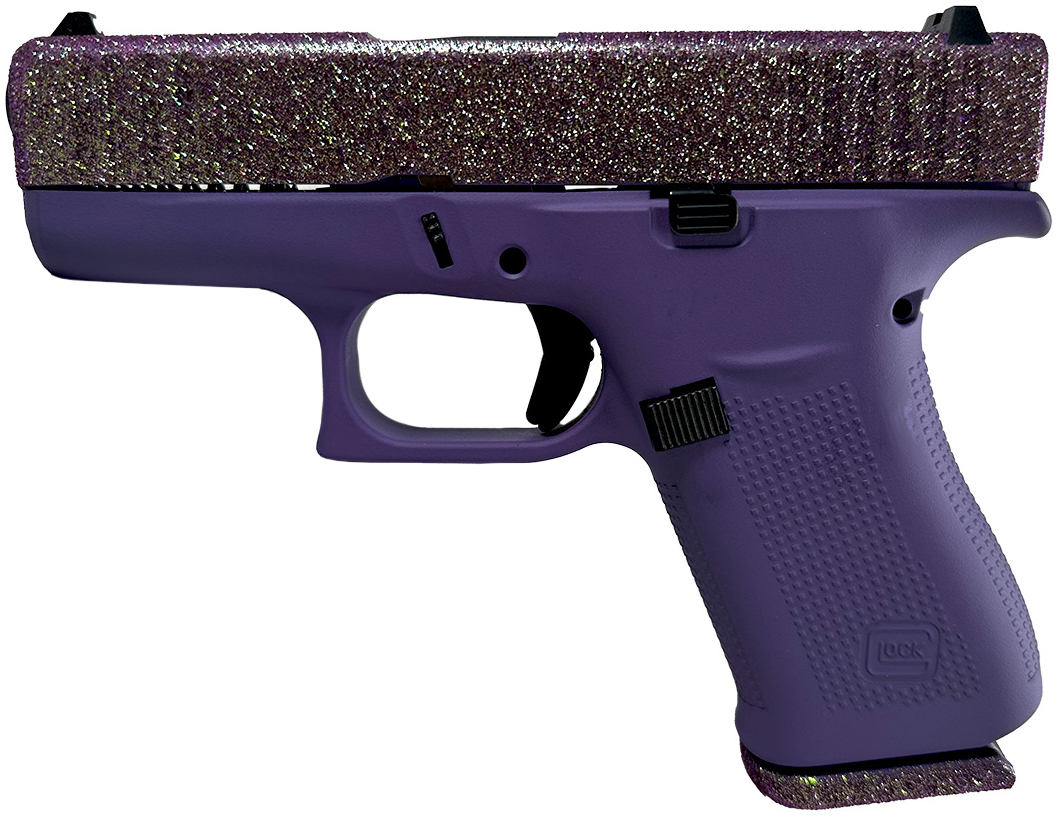 GLOCK 43X 9MM GLITTER GUNZ JOKER