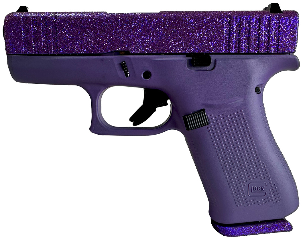 GLOCK 43X 9MM GLITTER GUNZ VOODOO