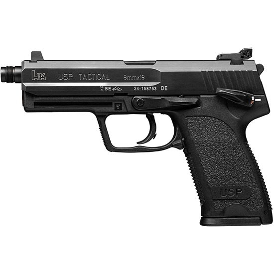 HK USP9T TACTICAL 9MM V1 DASA 4.86" TB 2 10RD