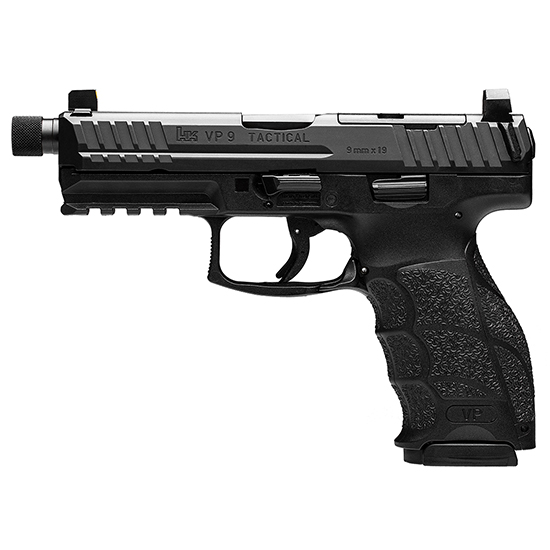 HK VP9 OR 9MM 4.09" BLK NS 3 10RD MA LEGAL