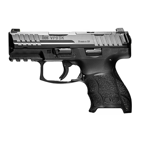 HK VP9SK SUBCOMPACT OR 9MM 3.39" NS 3 10RD