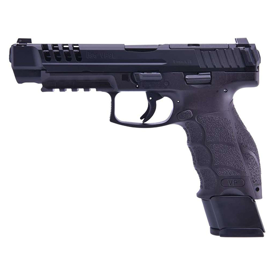 HK VP9L OR 9MM 5" BLK NS 3 20RD