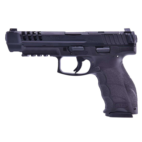 HK VP9L OR 9MM 5" BLK NS 3 10RD