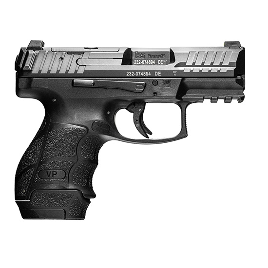 HK VP9SK-B SUBCOMPACT OR 9MM 3.39" BLK NS 12/15RD