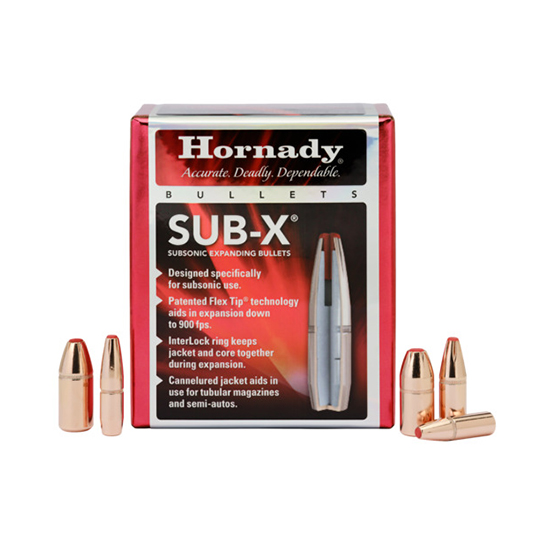 HORN BLT 30CAL 175GR SUB-X .308 100/15