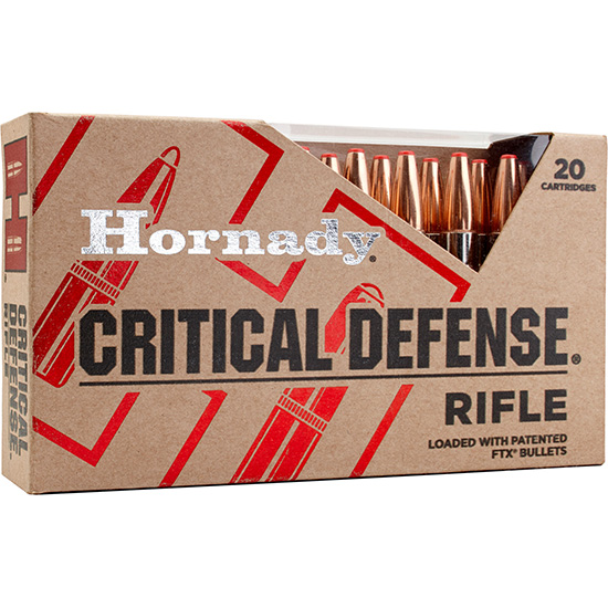 HORN CRITICAL DEFENSE 223REM 73GR FTX 20/10