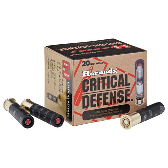 HORN CRITICAL DEFENSE 410GA 2.5" TRIPLE 20/10