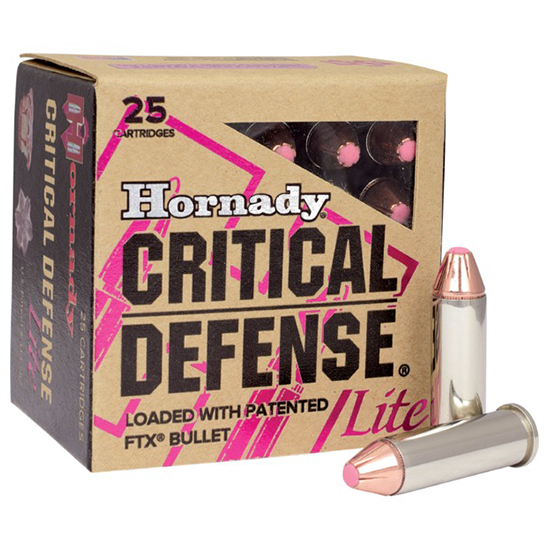 HORN CRITICAL DEFENSE 38SPL 90GR FTX 25/10