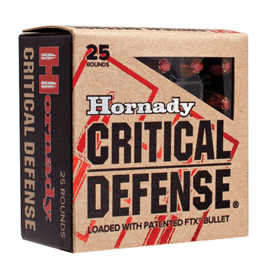 HORN CRITICAL DEFENSE 9X18MAK 95GR FTX 25/10