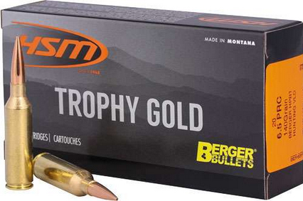 HSM BERGER 6.5PRC 140GR MATCH HUNTING VLD 20/25