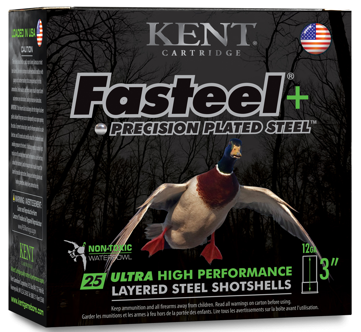 KENT FASTEEL PLUS 12GA 3" 1-1/4OZ 2&4 25/10