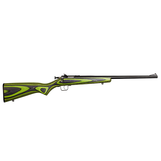 KSA CRICKETT GRN/BLK LAMIN 22LR 16.1" BLUED