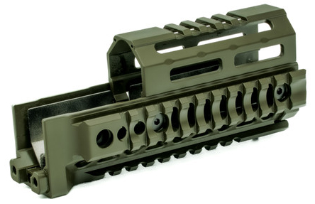 MI AK ALPHA SERIES QUAD RAIL HANDGUARD 6" ODG