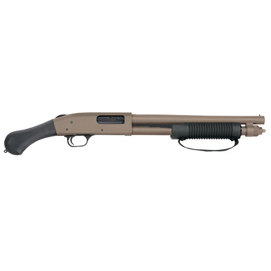 MOSS 590 SHOCKWAVE 12GA 14.375" FDE RAPTOR GRIP