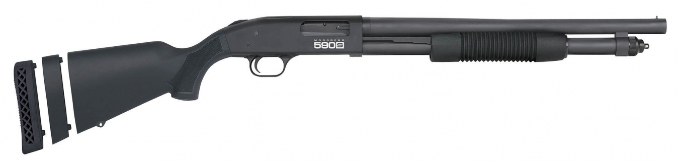 MOSS SUPER BANTAM 12GA 18.5" 9RD BLK