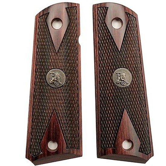 PAC CUSTOM GRIP 1911 DOUBLE DIAMOND ROSEWOOD