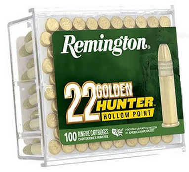 REM GOLDEN HUNTER 22LR 40GR PLATED HP 100/50