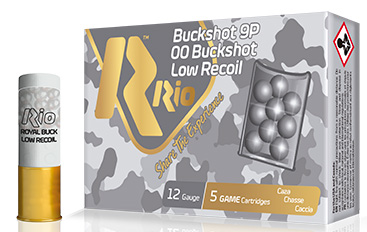 RIO ROYAL BUCK LOW RECOIL 9P 12GA 5/50