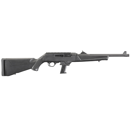 RUG PC CARBINE 40SW 16" FLTD TB BLK SYN 15RD