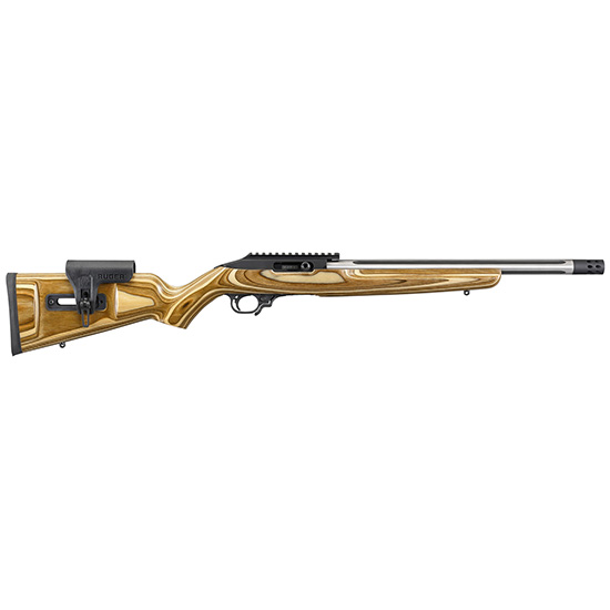 RUG 10/22 COMPETITION 22LR 16" SS BROWN LAMINA