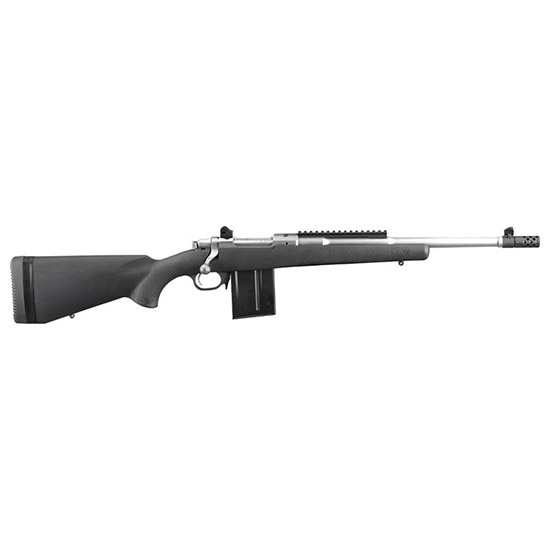 RUG SCOUT RIFLE 308WIN 16.1" SS BLK SYN 10RD