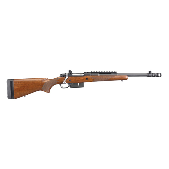 RUG SCOUT RIFLE 450BUSH 16" MB WALNUT 4RD