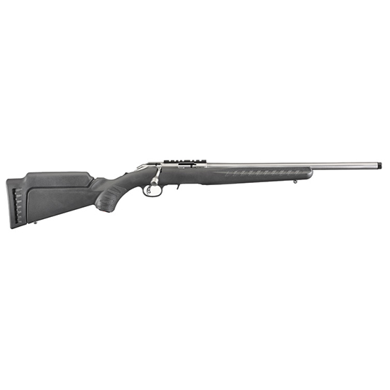 RUG AMERICAN RIMFIRE SS 22LR 18" TB BLK SYN 10RD