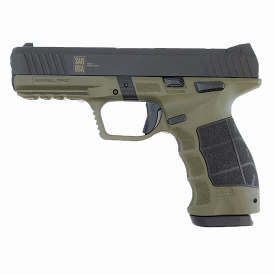 SAR SAR9 METE ODG 9MM 17RD CK BLK SLIDE | Pistols | Bill Hicks & Co., Ltd.