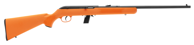 SAV 64 F ORANGE 22LR 21" SYN 10RD