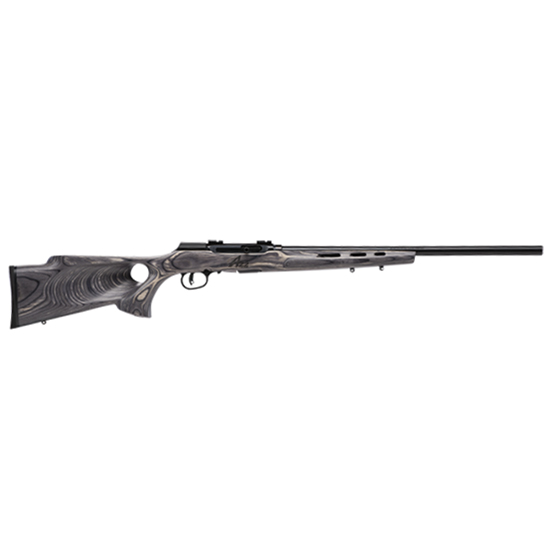 SAV A22 TARGET THUMBHOLE 22LR 22" HVY GRAY LAMINA