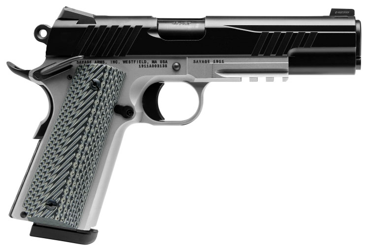 SAV 1911 GOV'T BLK/SS 9MM 5" 10RD