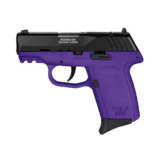 SCCY CXP-2 9MM PURPLE BLK NMS RED DOT READY