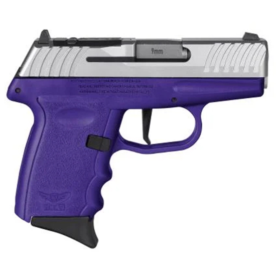 SCCY DVG-1 9MM PURPLE SS NMS RED DOT READY 10RD